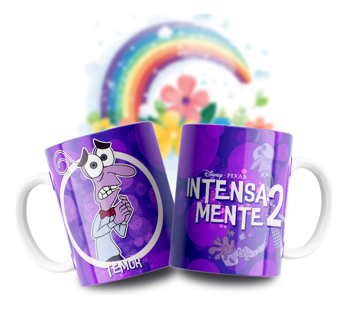 Arumistorechile - Tazon Taza Colección Intensamente 2 Hermosa - Temor