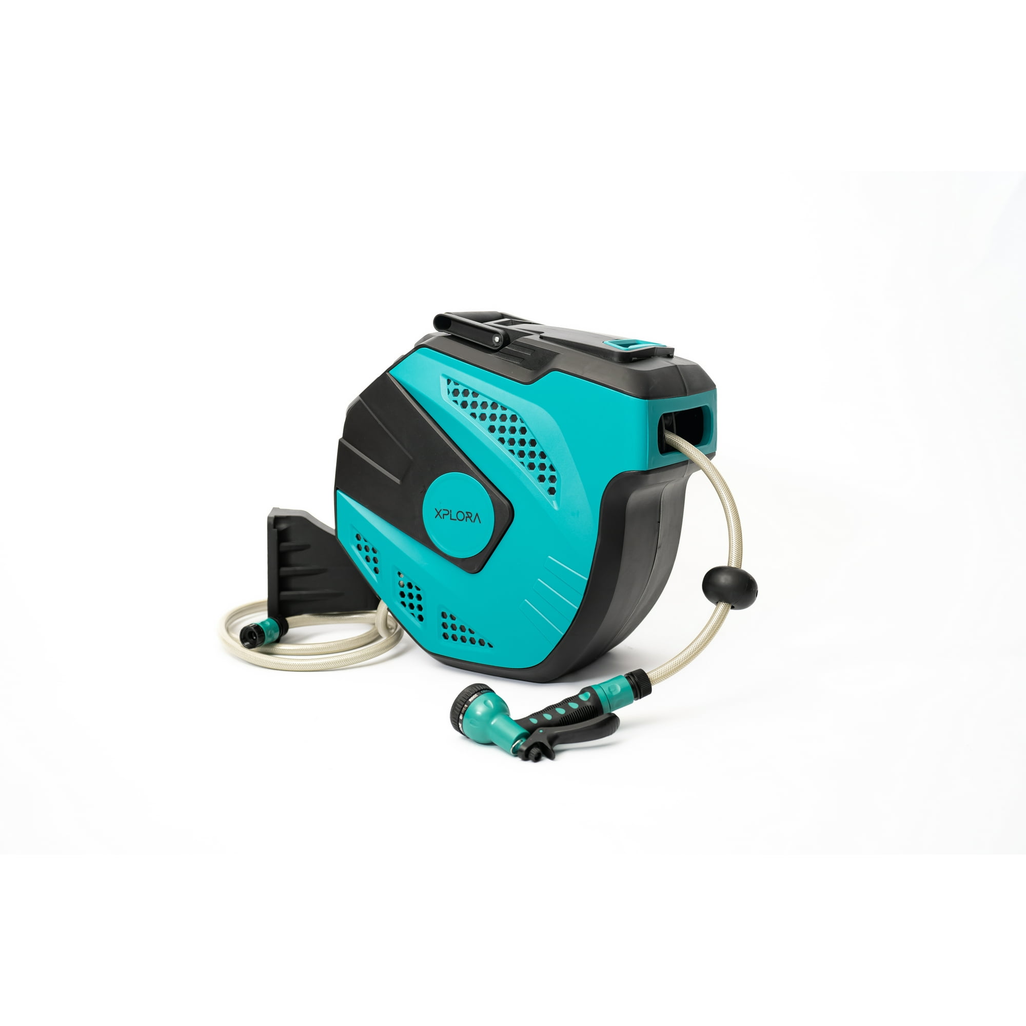 Manguera Carrete Retráctil Xplora Soporte Extensible 25m