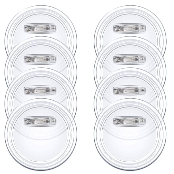 Kit para hacer botones BIGNC Bignc, juego de 20 alfileres transparentes para manualidades