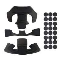 Ioensy - El Kit De Relleno De Casco Suministra Almohadillas De Esponja De Memoria Para Montar En El Exterior De Skate Negro