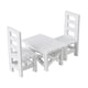 thumbnail image 3 of 1:12 Casa De Mu?ecas Mesa Silla Muebles Madera, Accesorios Fotográficos Blanco, 3 of 5