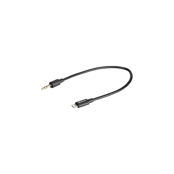 Boya BY-K1 Cable macho lightning – macho TRS 3.5mm