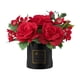 thumbnail image 1 of Faux Fake Artificial Flower Plant Maceta Decorativa Florero Decoración De Jardín Rojo, 1 of 5