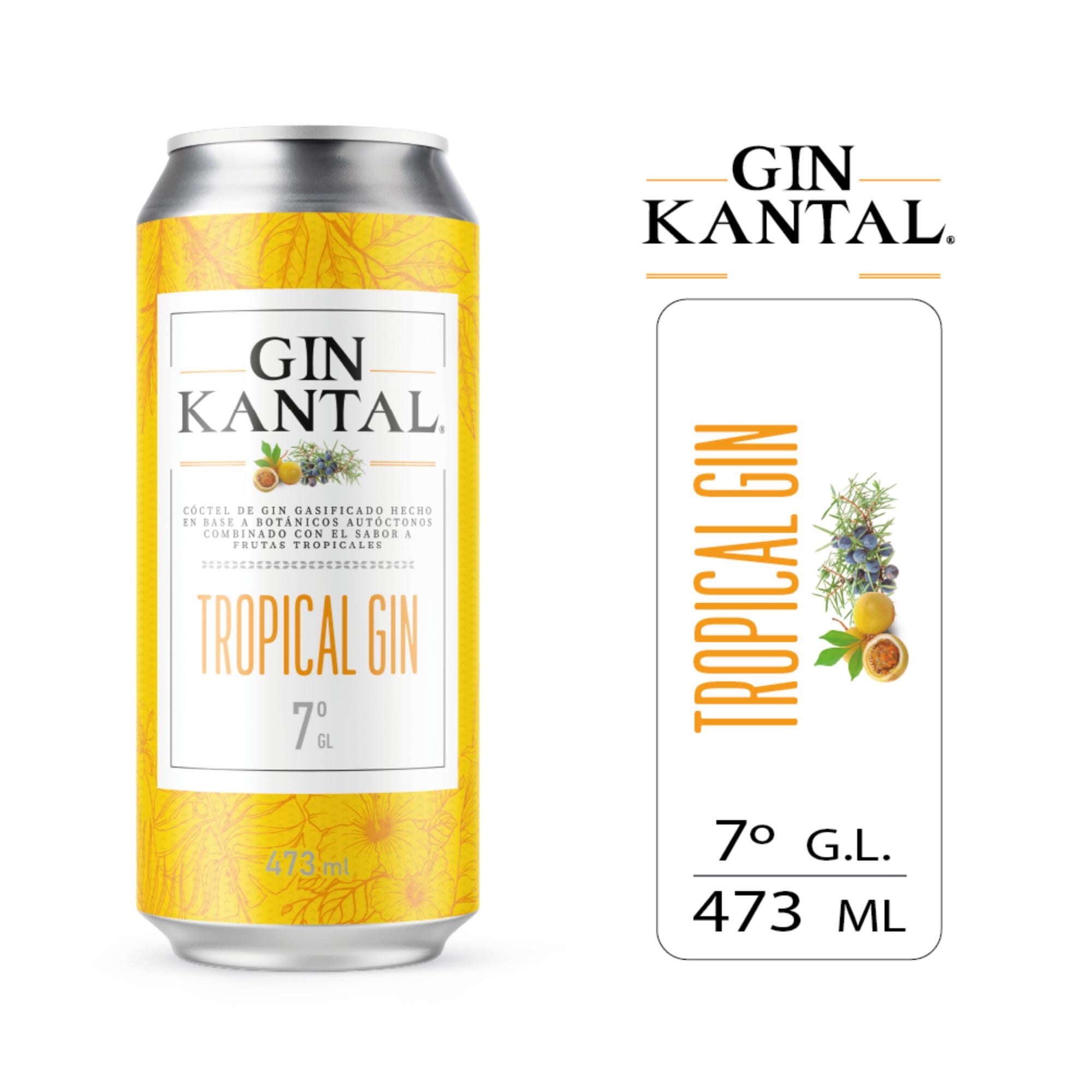 Gin Tropical 7° Lata 473 Kantal Ice