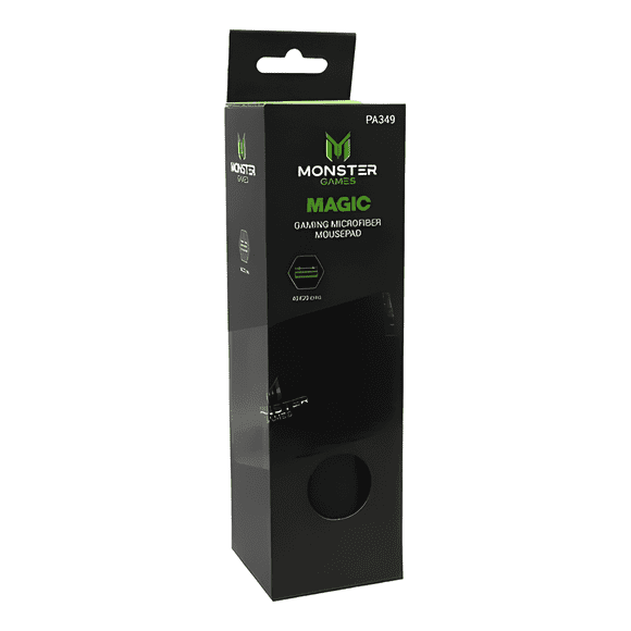 Mouse Pad Gamer Monster Games Magic 40x20cm Pa349 Negro