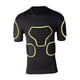 thumbnail image 2 of Camiseta de Compresión de Fútbol para Hombre con Acolchado de EVA, Manga Corta, Cómoda, Versátil Y Ergonómica para Deportes, con Protección para Las C Talla S, 2 of 5
