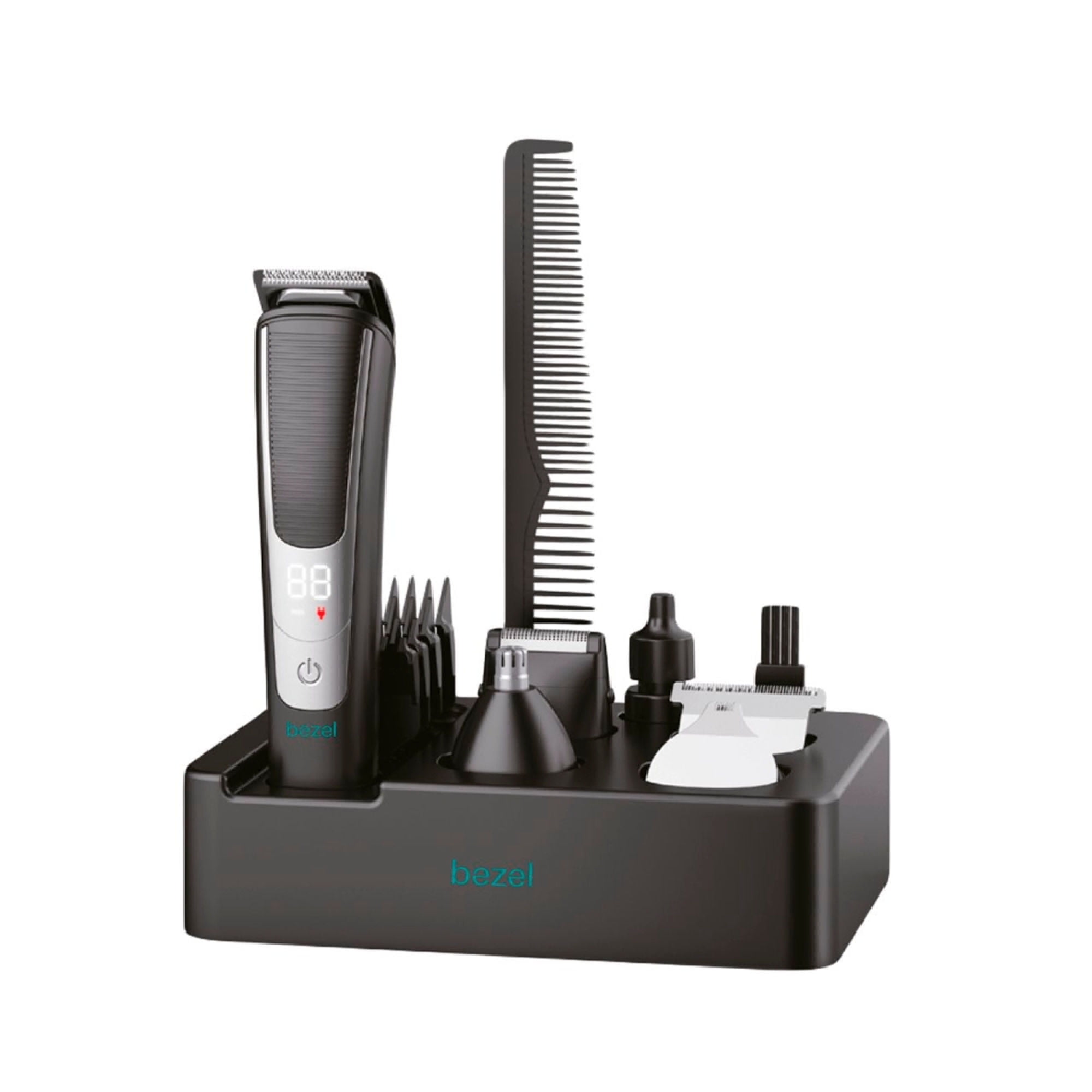 Bezel - Kit Cortapelo Multistyler Bhr-007 18 En 1 Negro