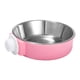 thumbnail image 3 of Crate Dog Bowl, Alimentador de Agua para Conejos y Hurones, Rosa, 3 of 5