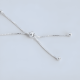 thumbnail image 2 of Pulsera de plata ley 925 ajustable con bolitas f plata, 2 of 3