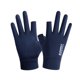 thumbnail image 1 of Hombres Guantes De Seda De Hielo Verano Protección Solar Antideslizante Pesca Dos Dedos Azul, 1 of 5