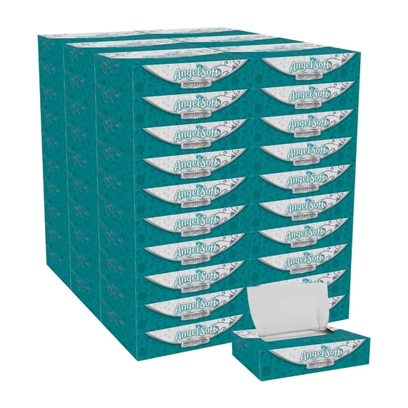 Pañuelo facial Georgia-Pacific Angel Soft de 2 capas, 50 hojas x 60