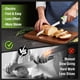thumbnail image 3 of Cuchillo eléctrico WORKPRO para rebanar carne con 2 cuchillas, color blanco, 3 of 8