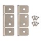 thumbnail image 1 of Bisagras UNIQANTIQ de 8,9 cm (3-1/2") níquel satinado, 3 hojas, paquete de 2, 1 of 6