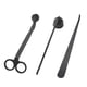 thumbnail image 4 of 3PCS Vela Wick Trimmer Snuffer Dipper Cutter Extinguir Kit De Herramientas Negro, 4 of 5