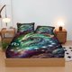 thumbnail image 1 of 3pcs Capricorn Constellation Map Fitted Sheet Set Christmas Holiday Style, 1 of 1