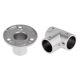 thumbnail image 2 of Marine Boat Rail / Stanchion Base + Handrail Fittings 90 Degree Tee 25mm, 2 of 6