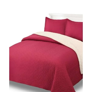 Genérico - Cubrecama Quilt Sherpa King 250X270 11