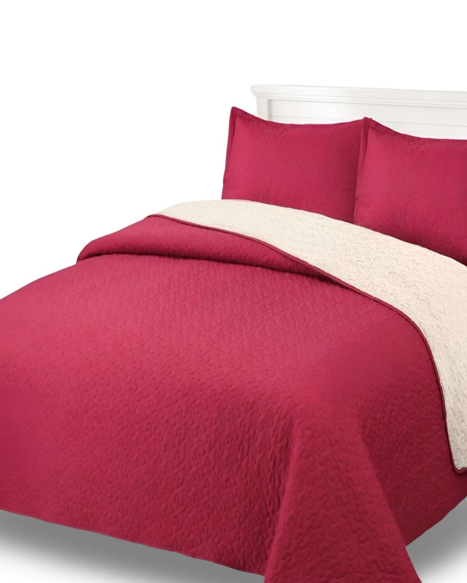 Genérico - Cubrecama Quilt Sherpa 2 Plazas 230X250 10