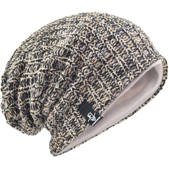 Gorra Slouchy Beanie VECRY de punto a ganchillo rasta para hombre de verano