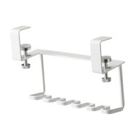 Magideal - Organizador De Almacenamiento Con Múltiples Rejillas Para Cepillos De Dientes, Fácil De Limpiar, Organizador De Accesorios De Baño Para Lavabo, Torre Blanco