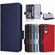thumbnail image 2 of Funda Cartera para Samsung Galaxy S25 Edge Tapa Flip con Ranuras y Soporte Azul, 2 of 5