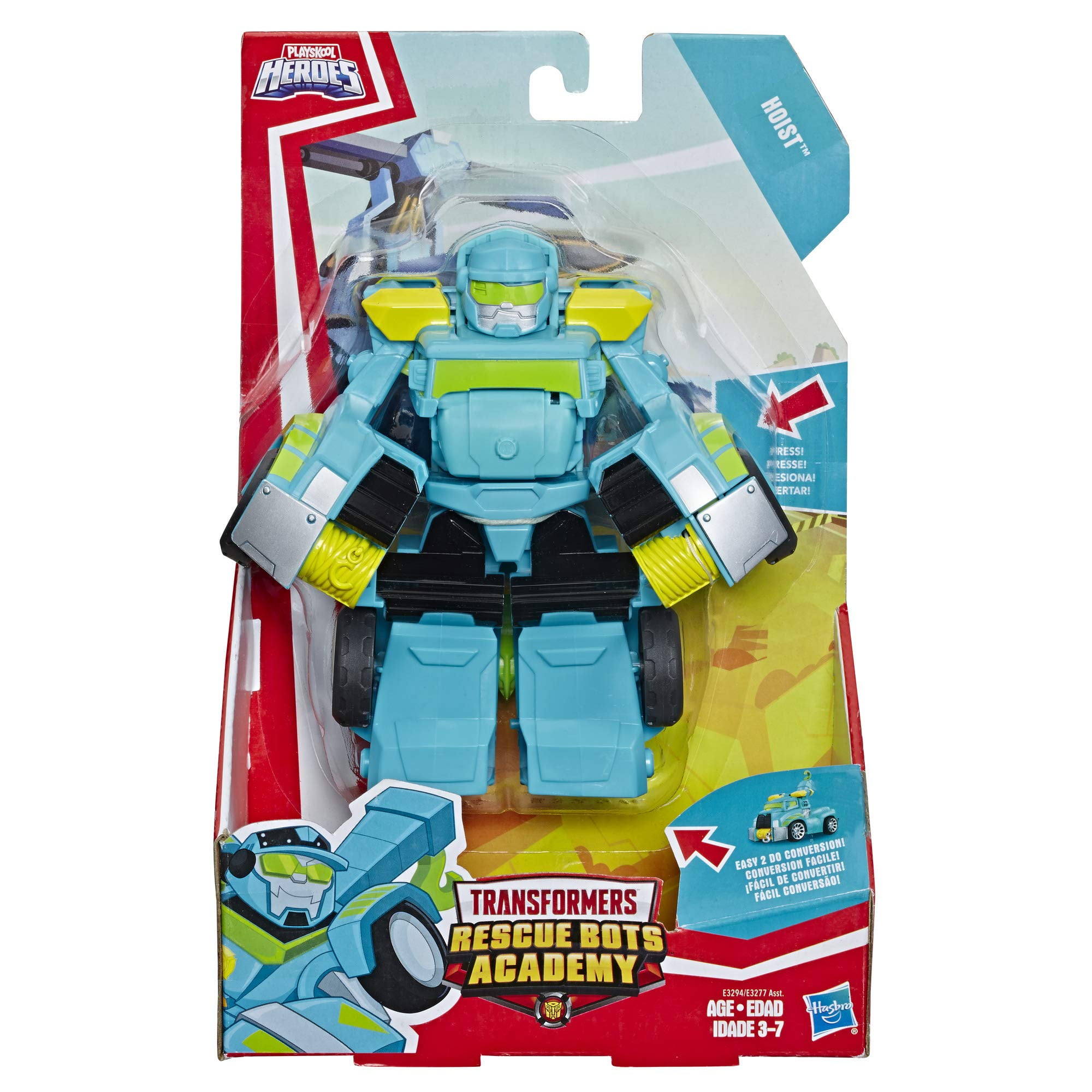 Figura De Acción Toy Robot Transformers Playskool Heroes Rescue Bots Academy Hoist 6