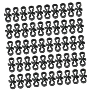 Bothyi - Ganchos Para Luces, Prácticos Y Prácticos, Con Forma De S, Para Toallas, Oficina, Luces De Navidad, 50 Unidades, Color Negro