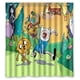 thumbnail image 1 of Cortina de ducha floral Beemo Adventure Time con ganchos, 167 x 183 cm, 1 of 3