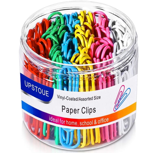 Clips de papel Vinaco 5 cm, paquete de 100, colores anti‑óxido
