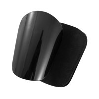 Ioensy - 2X Mini Espinilleras De Fútbol Protección De Pantorrilla Pequeña Para Hombres Mujeres Adultos Fútbol Negro