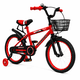thumbnail image 1 of Bicicleta Infantil Niño Aro 18 roja Canasto Ruedas Apoyo Mamakids, 1 of 6