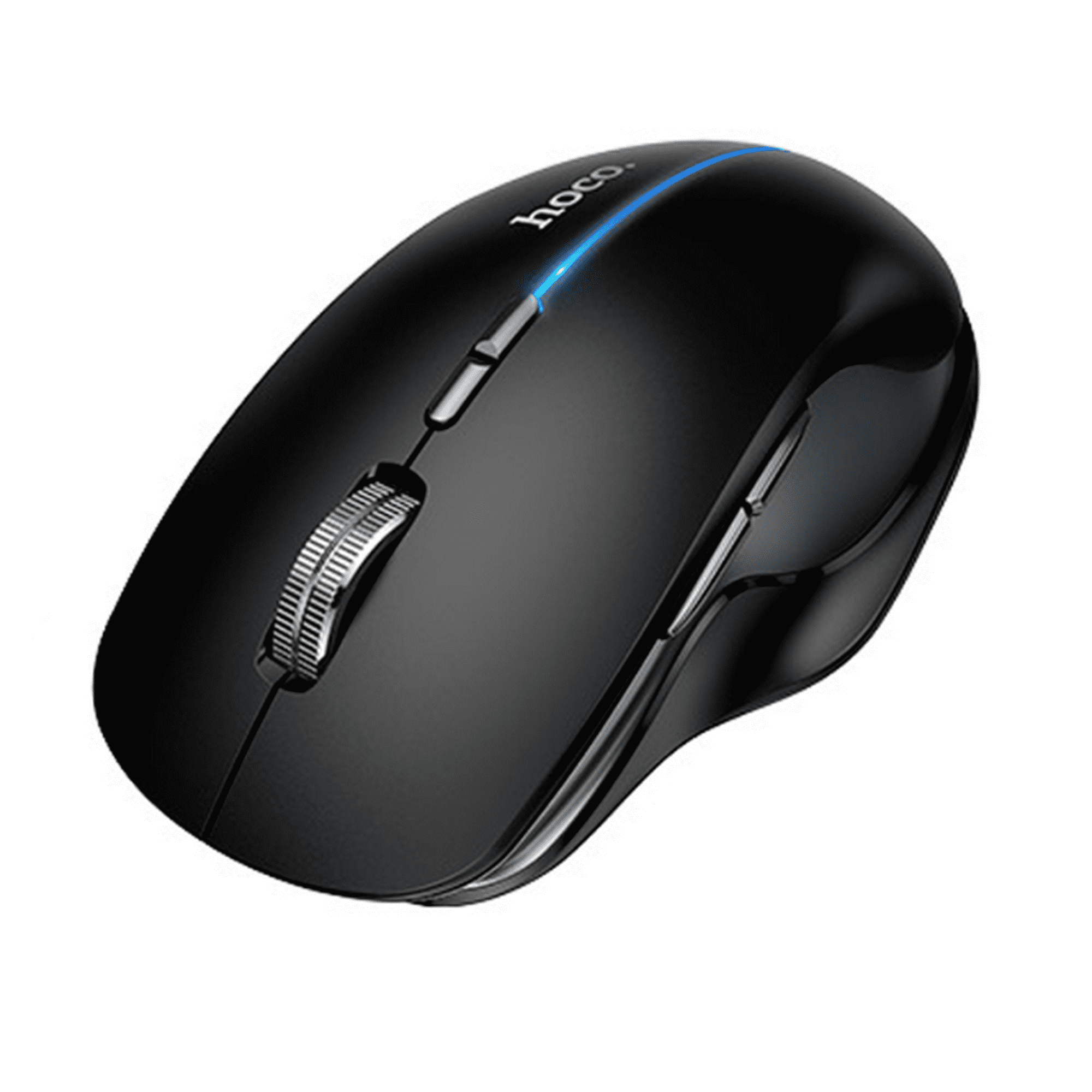 Hoco. - Mouse Inalámbrico Dual Usb Y Bluetooth 1600 Dpi Recargable Hoco Gm40 Negro