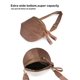 thumbnail image 4 of Bolso FEIBOON espacioso de nailon tipo bandolera marrón, 4 of 6