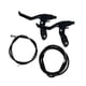 thumbnail image 2 of 2 Palancas De Freno De Bicicleta Para Manillares De 2,2 Cm De Diámetro, Accesorios De Freno Para Bicicletas, Color Negro, 2 of 3
