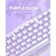 thumbnail image 5 of Teclado mecánico inalámbrico RGB GravaStar Mercury K1 morado, 5 of 8
