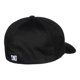 thumbnail image 2 of Gorra de béisbol DC Shoes Star Flexfit Curve Brim negra, 2 of 6