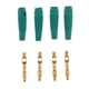 thumbnail image 4 of Set 4pcs Cable De Altavoz De Audio Musical Cable Conector De Conector Banana 50mm Verde, 4 of 5