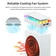 thumbnail image 5 of Ventilador Para Consola Xbox Serie S - Ajustable 3 Niveles De Velocidad, 7 Modos De Luz RGB, Filtro De Polvo, Bajo Nivel De Ruido, 2 Puertos USB, Compatible Con Xbox Serie S-Blanco, 5 of 9