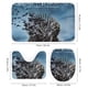 thumbnail image 3 of Juego De Tronos theme 4 piece Shower Curtain Set With Rugs Waterproof Bathroom Decor Set Includes Bath Mat U shaped Rug Toilet Lid Cover And Curtain With Hooks, 3 of 6