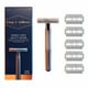 thumbnail image 2 of King C. Gillette Double Edge Safety Razor Mango cromado con 5 paquetes de recargas recubiertas de platino King C. Gillette King C. Gillette, 2 of 2