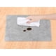 thumbnail image 3 of REGALWOVEN Juego de 6 Manteles Individuales de Cuero Sintético para Decoración de Mesa de Comedor de Cocina, Manteles Lavables Limpiables Gris 18*12in, 3 of 7