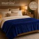 thumbnail image 3 of Manta Martiné Flannel Jacquard Ondas 127x152 cm Azul, 3 of 3
