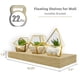 thumbnail image 2 of Estantes flotantes Sorbus de madera de arce para pared, paquete de 4, 2 of 6