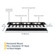thumbnail image 2 of Gestión de cables para rack de servidores, conducto para dedos, 1U | StarTech.com, 2 of 7