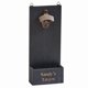 thumbnail image 3 of Abridor de botellas de pared Creative Gifts Intl Black Wood, 3 of 3
