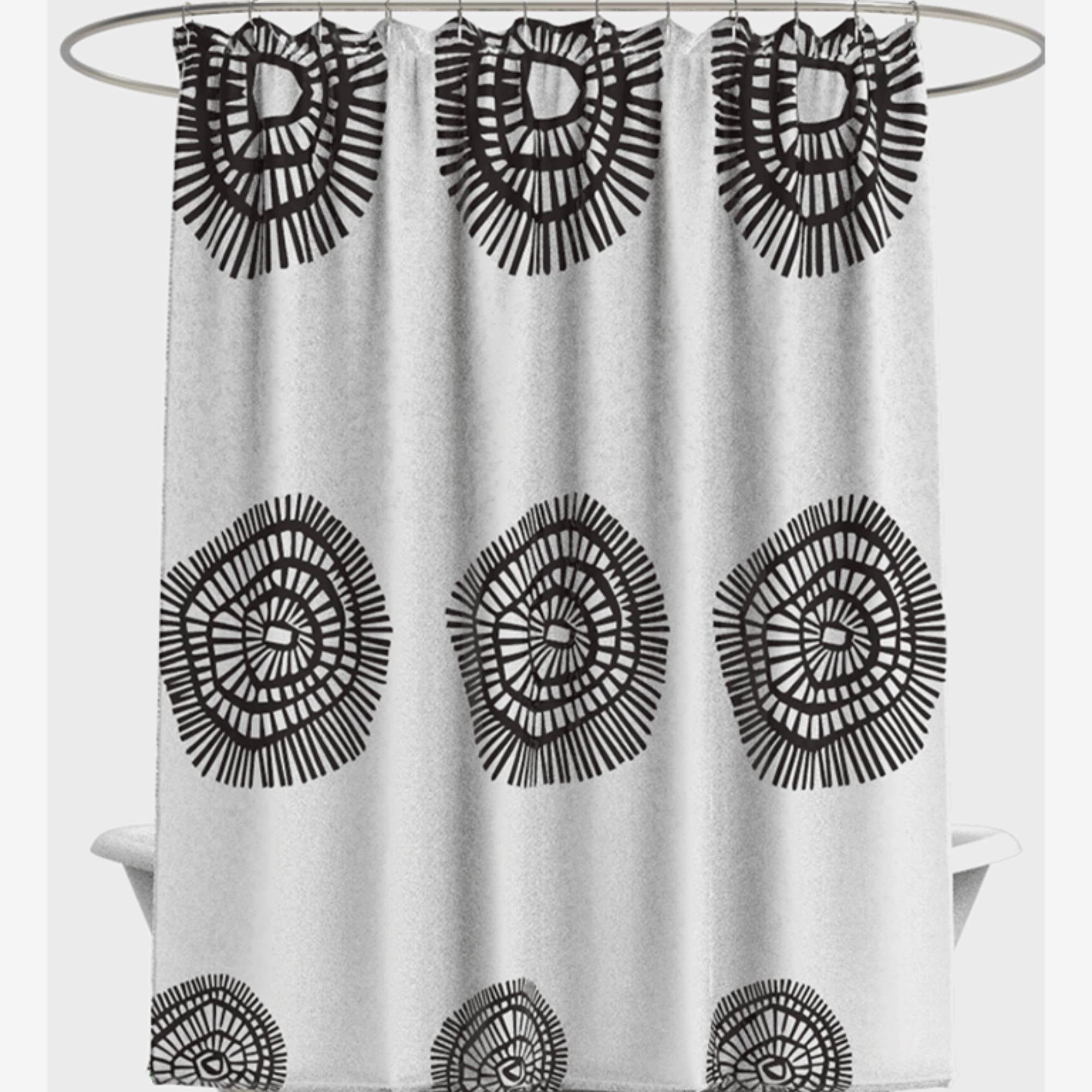 Decoexpress - Cortina De Baño Microfibra Simple Contraste