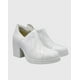 thumbnail image 3 of Botin para mujer charol con taco Blanco, 3 of 4