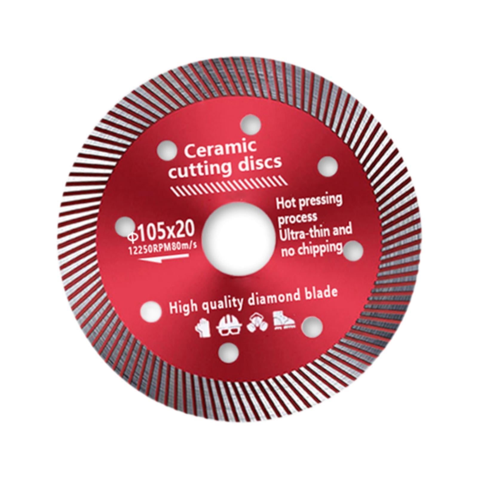 Magideal - Disco De Corte, Herramienta Profesional, Disco De Pulido Eficiente, Orificio Interior De 20 Mm, Muela De Pulido, Accesorio Para Amoladora Angular, Para Azulejos Y Vidrio. Rojo