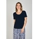 thumbnail image 1 of Polera Ceci Acanalada Eclipse azul marino L, 1 of 2
