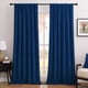 thumbnail image 1 of Cortinas Joydeco de Terciopelo Royal Blue Térmicas Opacas 132x229cm, 1 of 9
